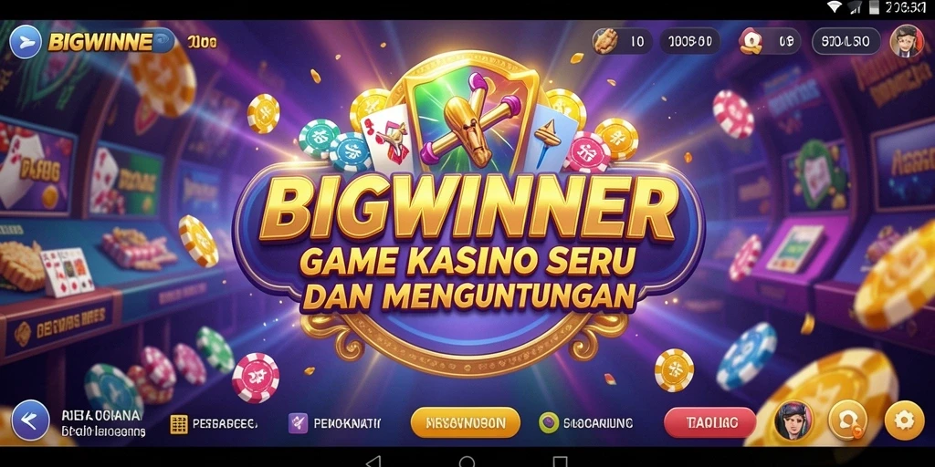 Tampilan gameplay menarik BIGWINNER di kasino virtual.