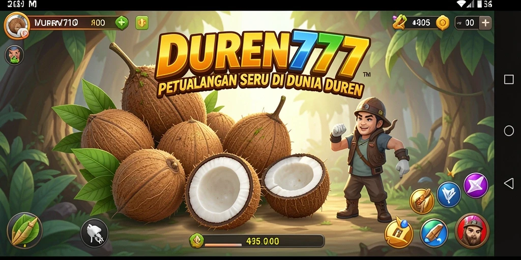 Screenshot DUREN777 menampilkan aksi seru dalam petualangan.