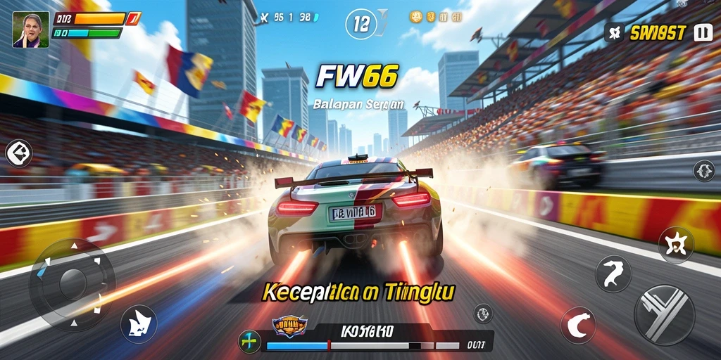 Gameplay menarik FW66 dengan balapan yang mendebarkan dan grafik menawan.