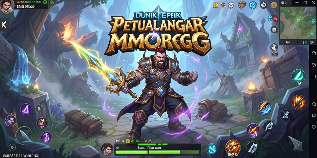 Tangkapan layar gameplay INS55 menampilkan aksi pertarungan yang intens.