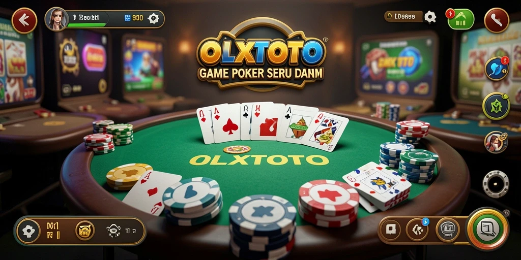 Tampilan gameplay Poker yang menarik di OLXTOTO.