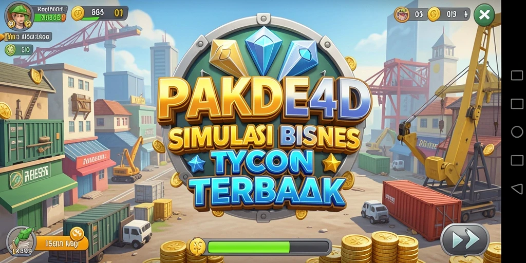 Tangkapan layar PAKDE4D menampilkan pengalaman bisnis yang seru dan interaktif.