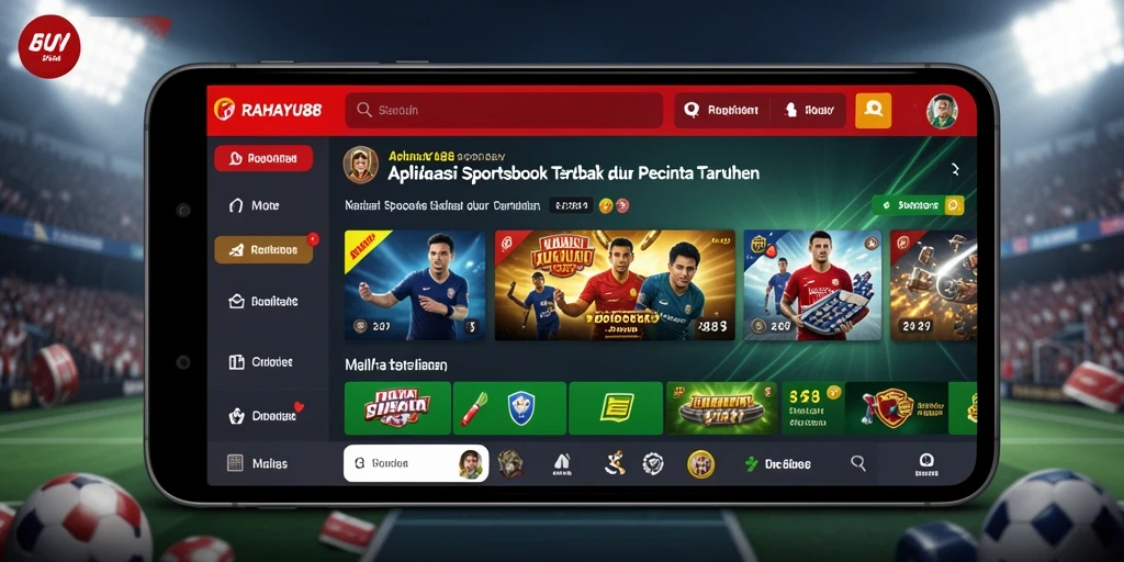Tampilan antarmuka intuitif dari RAHAYU88 saat melakukan taruhan olahraga.