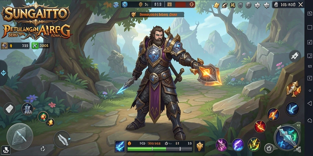 Screenshot SUNGAITOTO menampilkan aksi seru dalam pertarungan ARPG.