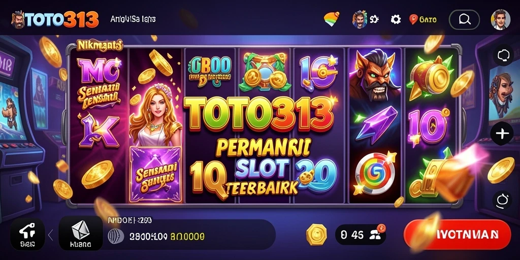 Screenshot gameplay TOTO313 menampilkan aksi seru dalam permainan Slot.