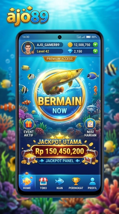 Tampilan antarmuka aplikasi ajo89 yang intuitif.